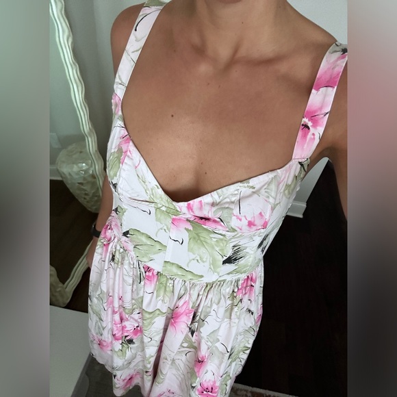 Vintage floral corset dress - Picture 3 of 8